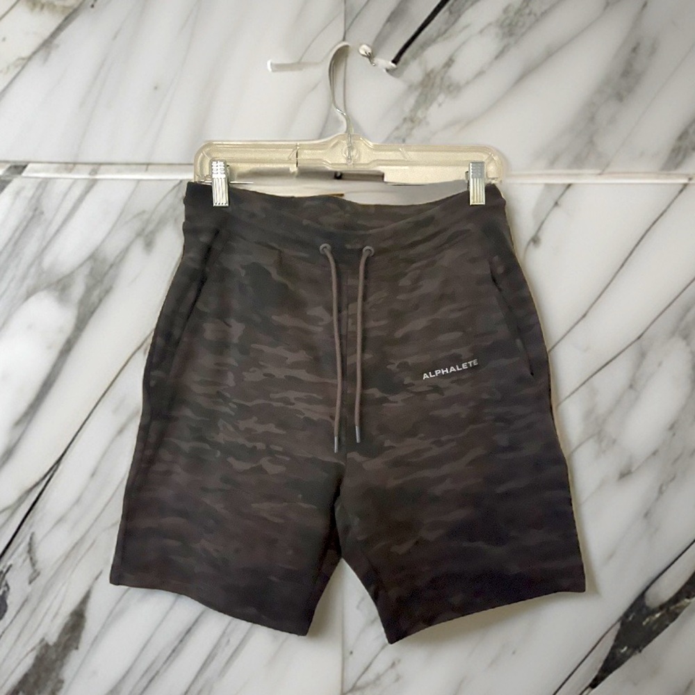 Gray Camo Alphalete Shorts